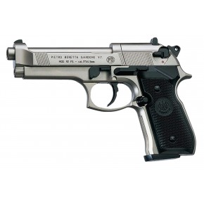 Pistolet à plombs CO2 Calibre 4.5mm Beretta M92 FS Nickelé