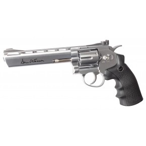 Revolver à plombs CO2 Calibre 4.5mm Dan Wesson Silver 6 pouces