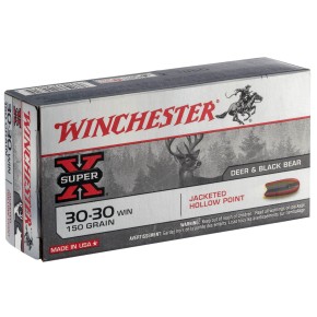 Munitions Winchester Calibre 30-30 150 grains Hollow Point