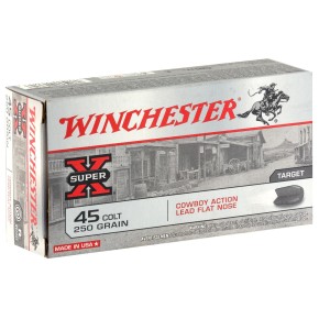 Munitions Winchester Calibre 45 Long Colt 250 grains 