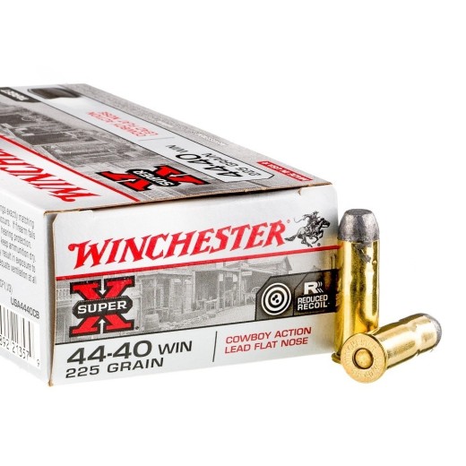 Munitions Winchester Calibre 44-40 Super X - Cowboy Flat Nose 225 grains