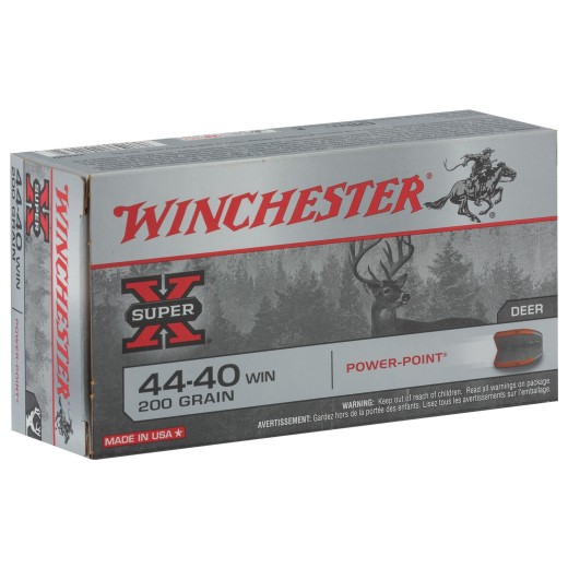 Munitions Winchester Calibre 44-40  200 grains JSP