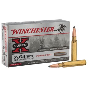 Munitions Winchester Calibre 7X64  162 grains