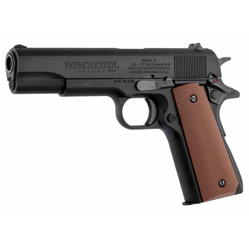 Pistolet à plombs CO2 Calibre 4.5mm Winchester 1911 Noir