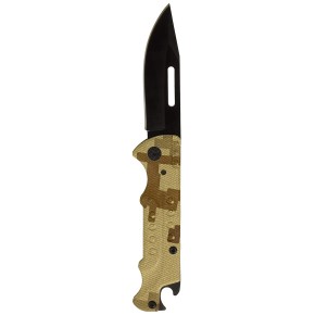 Couteau de poche pliant à camouflage désert 155cm