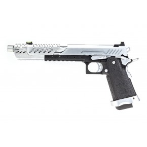 Réplique GBB gaz Hi-Capa TITAN 7 Noir / Chrome 1,0J