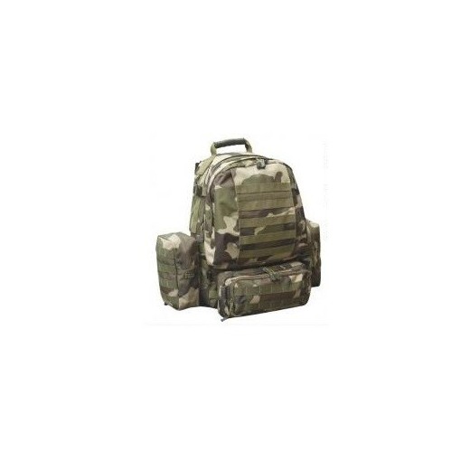Pack sac à dos tactical avec pochettes et hydratation 3l