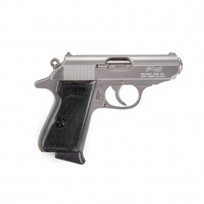 Pistolet Calibre 380 ACP Walther PPK/S Silver 7 coups