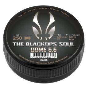 Plombs The Black Ops Soul à tête Dôme cal. 5,5 mm