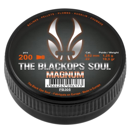 Plombs The Black Ops Soul à tête Magnum cal. 5,5 mm