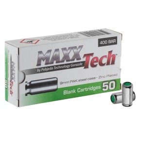 Munitions à blanc Maxx Tech calibre 9mm