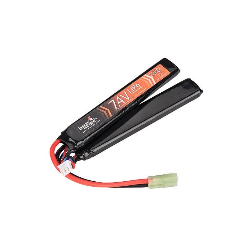 Batterie Lithium  7.4 V 2 000 MAH Lipo 15C Double Sticks