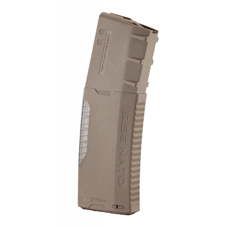 chargeur Tan/Beige HERA ARMS 30 coups 223 Rem AR15