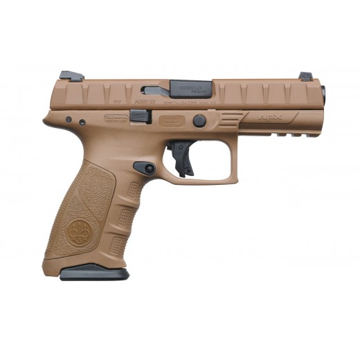 PISTOLET BERETTA APX TACTICAL FDE CERAKOTE CALIBRE 9mm