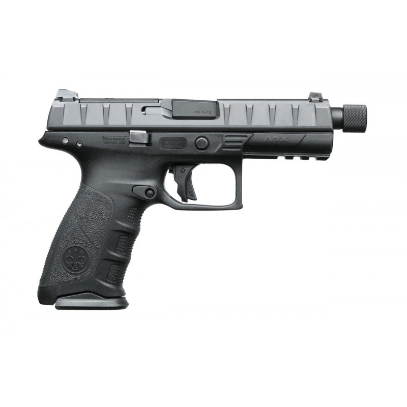 PISTOLET BERETTA APX COMBAT NOIR FILETÉ 13.5x1 CALIBRE 9mm