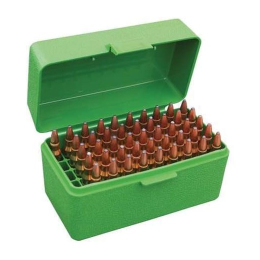Boîte de rangement MTM pour 50 munitions modèle RM50