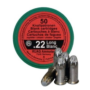 Munitions à blanc GECO calibre 22Lr