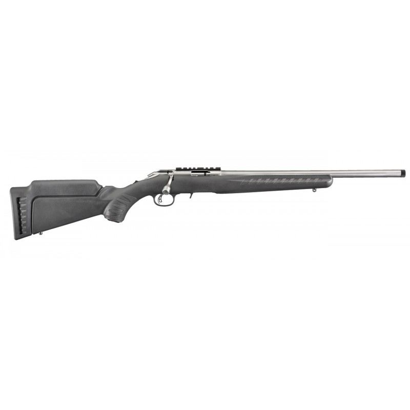 CARABINE RUGER AMERICAN RIMFIRE .22LR NOIRE CANON INOX