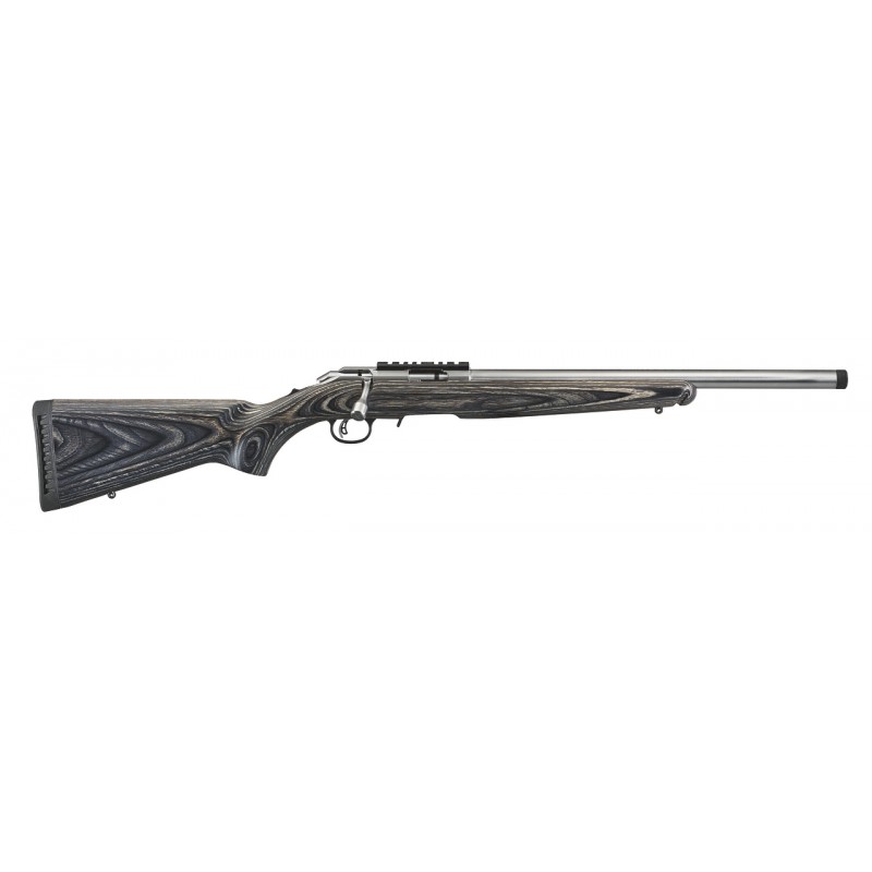 CARABINE RUGER AMERICAN RIMFIRE TARGET .22LR INOX LAMELLE NOIRE