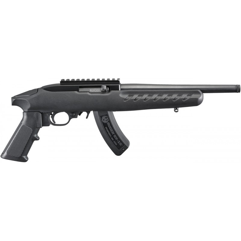 Pistolet Ruger 22 CHARGER .22LR NOIR FILETE 1/2-28"