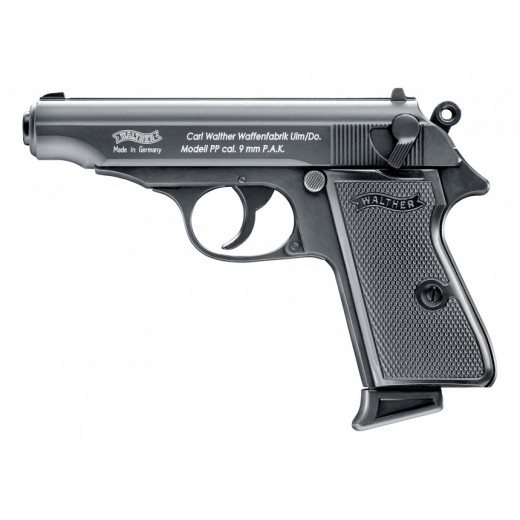 Pistolet à blanc Walther calibre 9mm modèle PP Noir