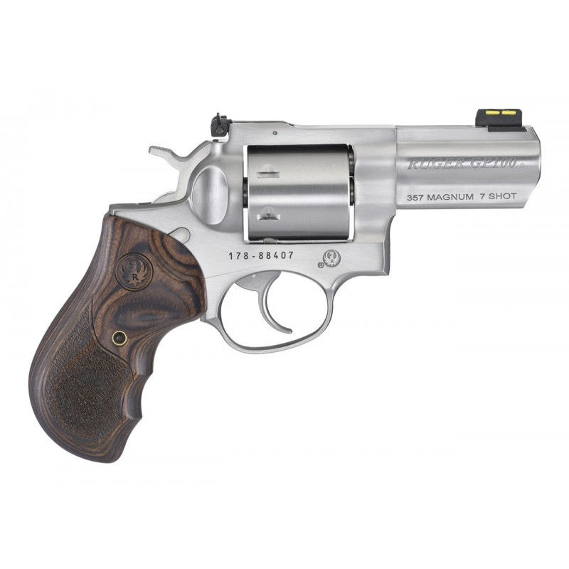 Revolver Ruger GP100 KGPF331 .357MAG INOX VISÉE FIXE