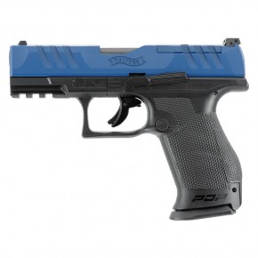 Pistolet PDP WALTHER compact 4" T4E cal.43 bleu