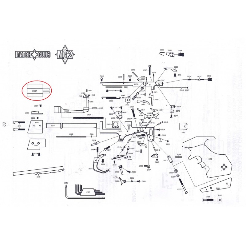 Contrepoids Rapid Fire MatchGuns MG2 2002R