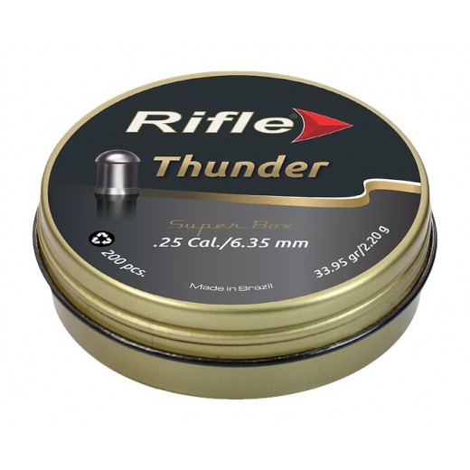 Plombs Rifle Ammunition Thunder 6.35/ .25"