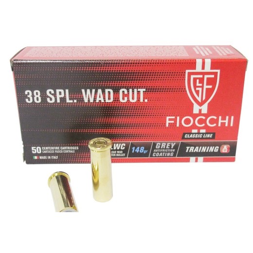 Munitions 38 Special Fiocchi WC 148 grains