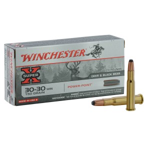 Munitions Winchester Calibre 30-30 150 grains Power Point