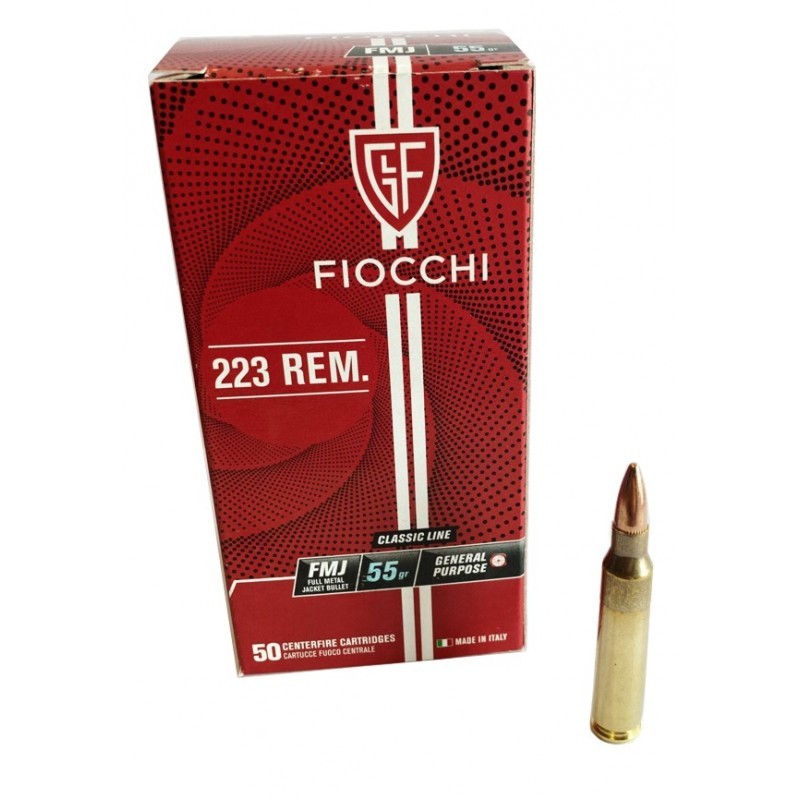 Fiocchi 223 REM 55gr FMJ x50