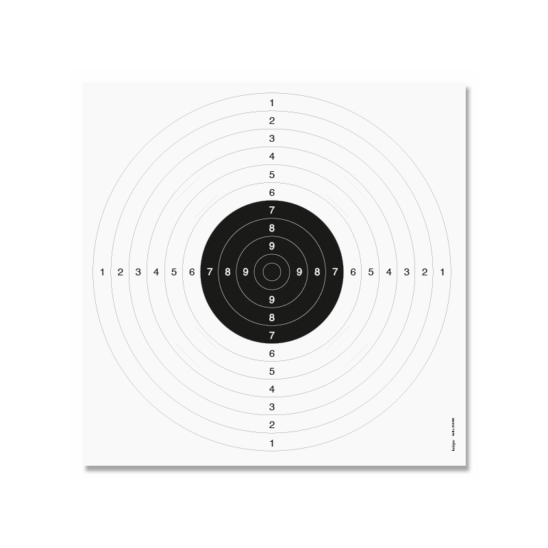 Cibles pistolet 25/50M et carabine 100M (C50) KRUEGER