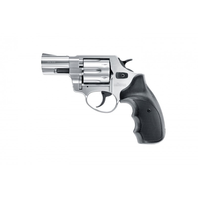 REVOLVER D'ALARME ROHM RG 89 Cal. 9MM R.K CHROMÉ