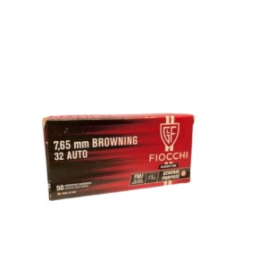 Munitions Fiocchi calibre 7.65 Browning FMJ 73gr
