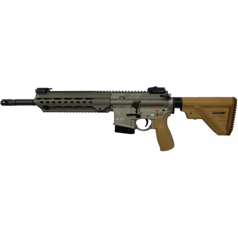 CARABINE SEMI AUTO H&K MR223 A3 RAL8000 CAL. 223 Remington 14,5"