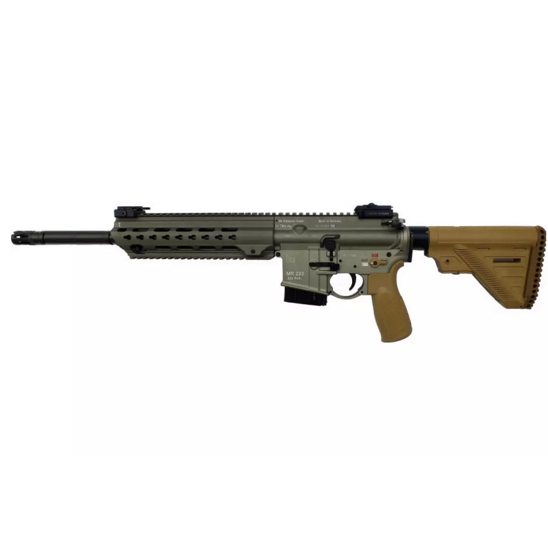 CARABINE SEMI AUTO H&K MR223 A3 RAL8000 CAL. 223 Remington 16,5"