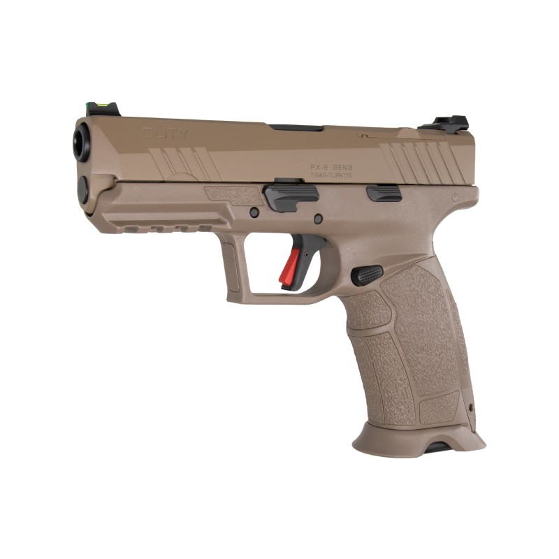 PISTOLET TISAS PX-9 DUTY GEN 3 CALIBRE 9X19 MM FDE