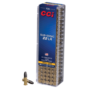 Munitions 22Lr CCI Subsonic HP