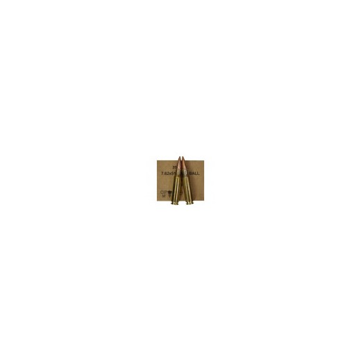 Munitions 7.62x51 (.308) type M80 FMJ 147gr - GGG