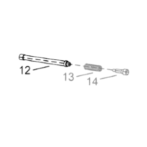 POUSSOIR D'EXTRACTEUR METAL GLOCK G43