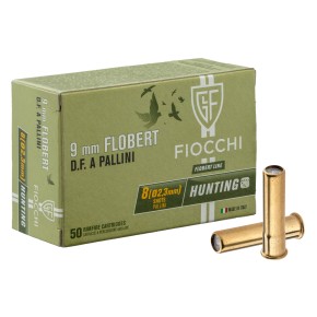 Munitions Fiocchi 9mm Flobert plombs 6