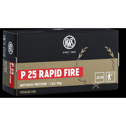 Munitions 22Lr RWS P25 Rapid Fire