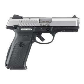 Pistolet 9mm Ruger SR9 Noir et Inox Bi Color