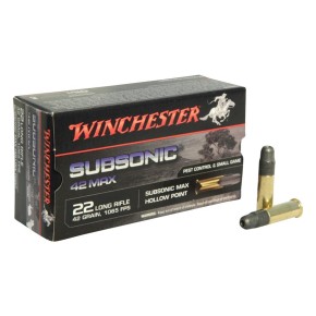 Munitions 22Lr Winchester Subsonic Max