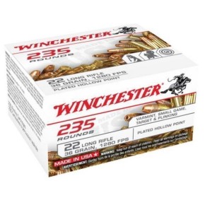 Munitions 22Lr Winchester 36 grains par 235