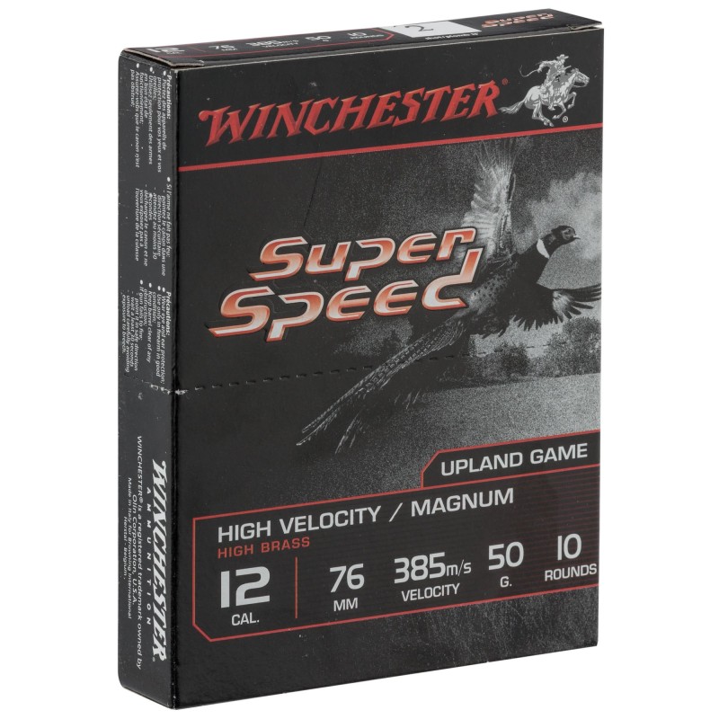Cartouches Winchester Super Speed G2 50 grains calibre 12/76
