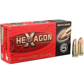Munitions 9mm Luger GECO Hexagon