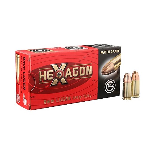 Munitions 9mm Luger GECO Hexagon