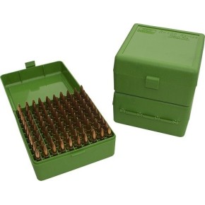 Boîte de rangement MTM pour 100 munitions modèle RM100